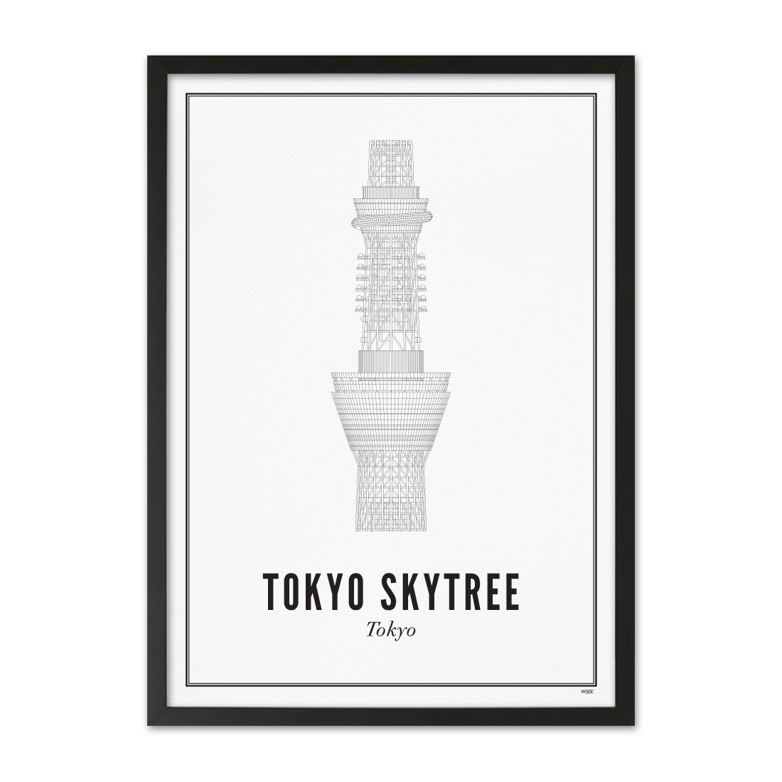 Poster van Tokyo - Skytree | WIJCK. 